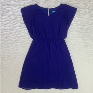 Royal Blue Mini Dress